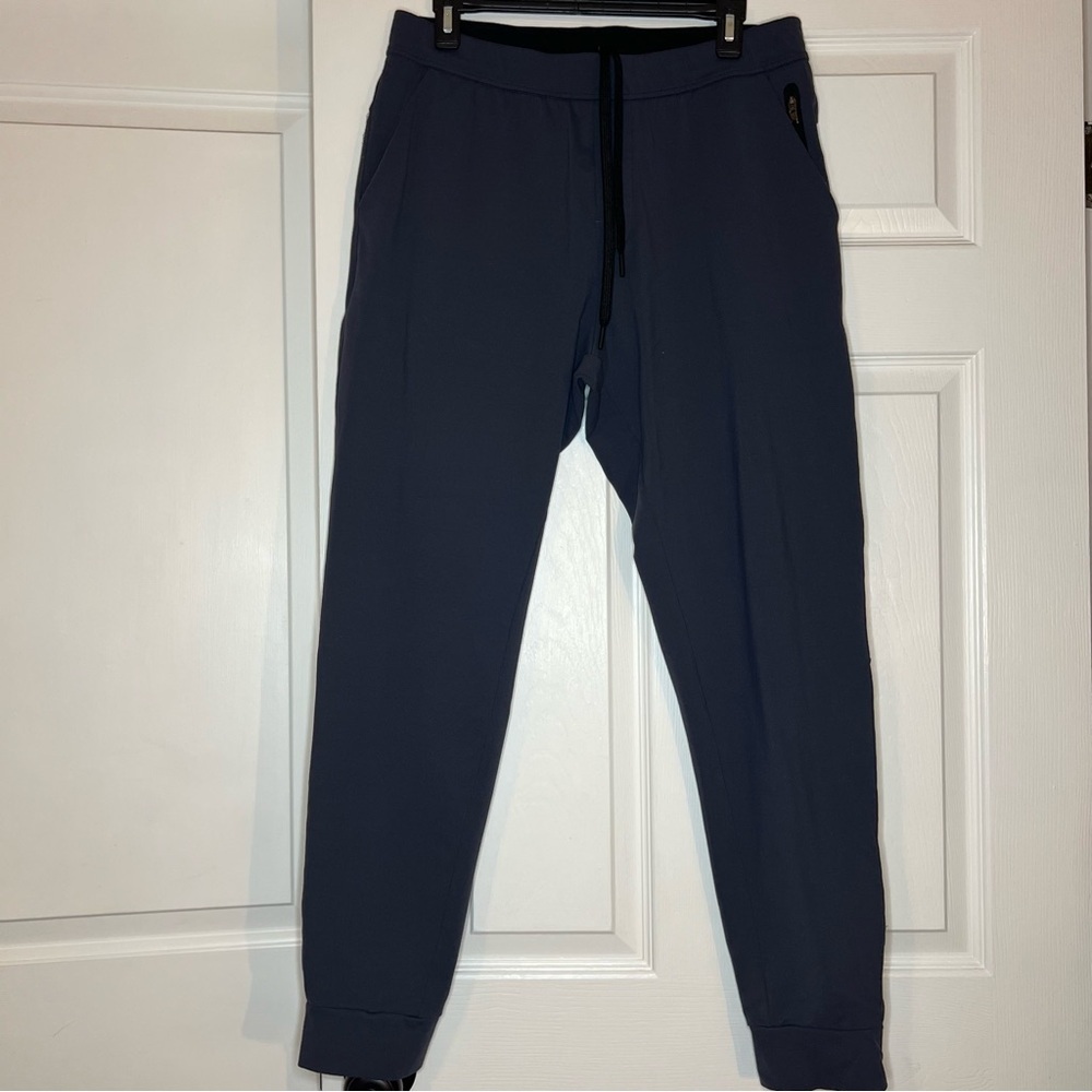 Public Rec Mens Navy Blue Athletic Pants Tapered Jogger 34 / 32